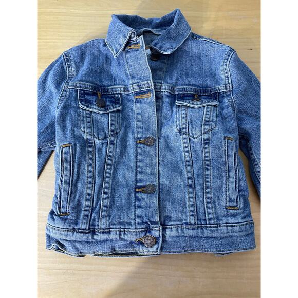 Vintage Levi Strauss Signature Denim Trucker Jacket Kids Medium Grunge Chore - Picture 3 of 8
